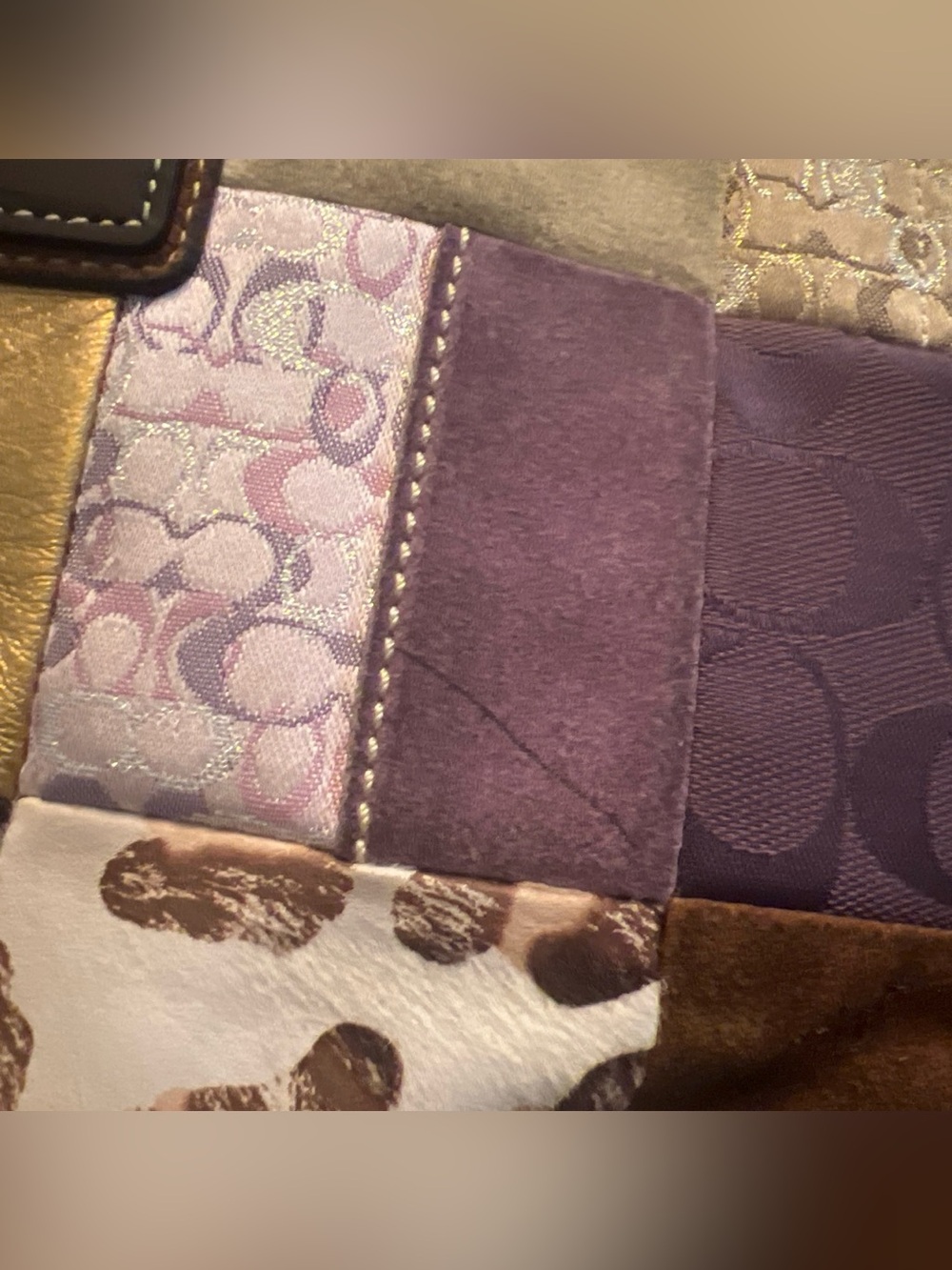 Coach Limited Edition Patchwork Shoulder Bag - Picture 7 of 7